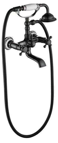 Rea miješalica za kadu Rustico Old Black