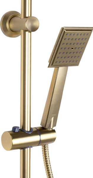 Tuš set REA Bravo Brush Gold
