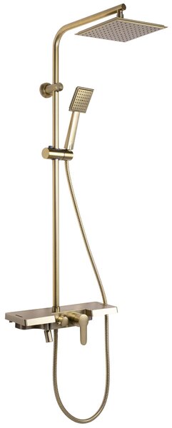 Tuš set REA Bravo Brush Gold