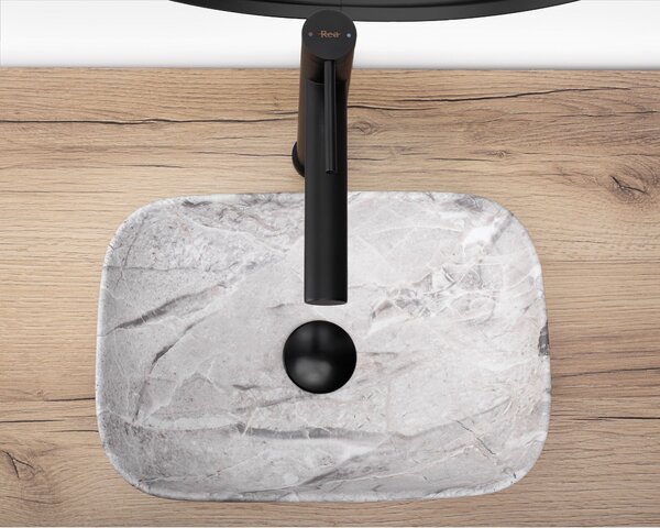 Nadgradni umivaonik Rea Belinda mini stone matt