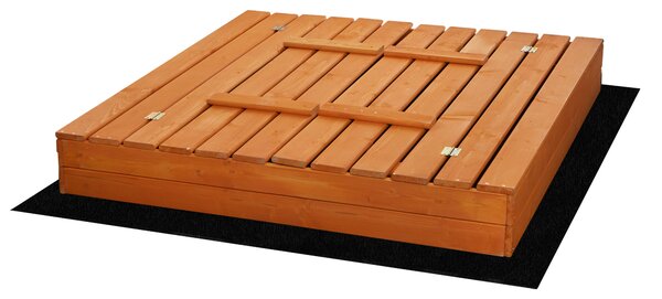 ATMOWOOD Drveni impregnirani pješčanik s klupicama 120 x 120 cm