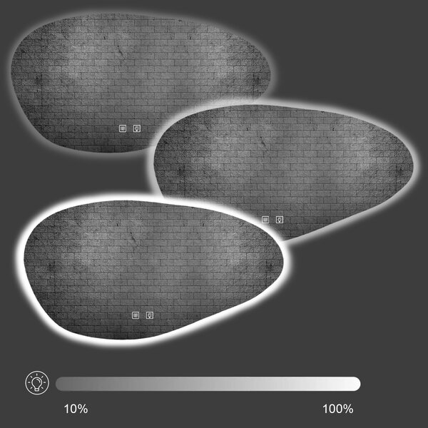 Ogledalo P11386 LED CLOUD A 100x60cm