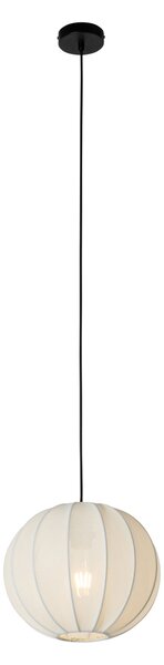 Japandi viseća svjetiljka bijela svila 30cm - Plu