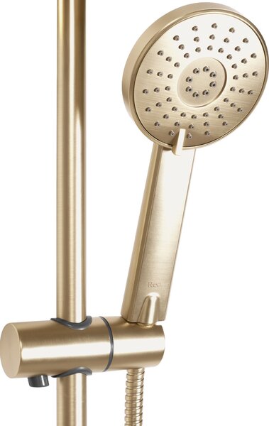 Tuš set REA Bliss brush gold