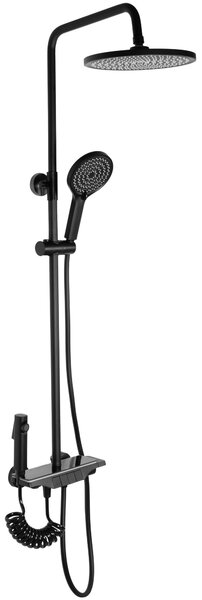 Tuš set REA Savio Led Black