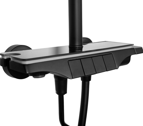 Tuš set REA Savio Led Black