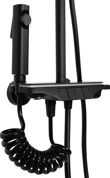 Tuš set REA Savio Led Black