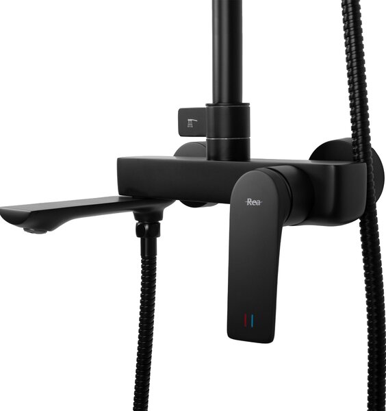 Tuš set REA AVALON BLACK