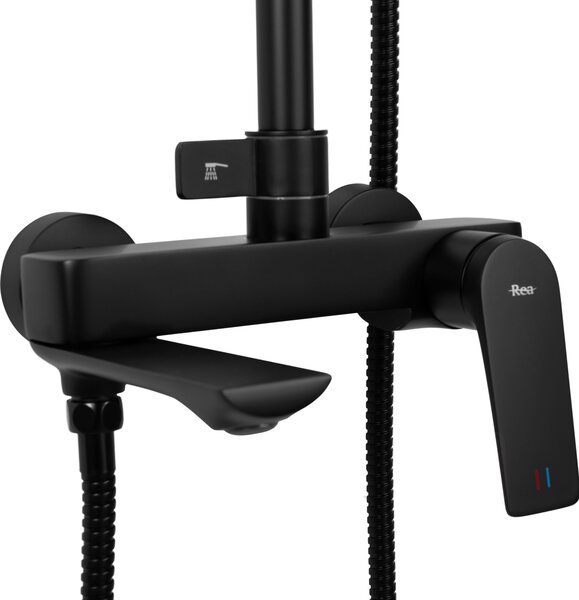 Tuš set REA AVALON BLACK