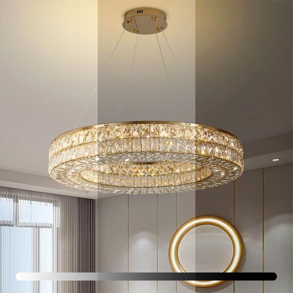Lampa Viseća LED APP1568-CP Gold 60cm