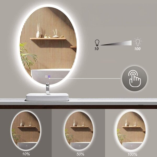 Ogledalo LED 60x80cm WWA