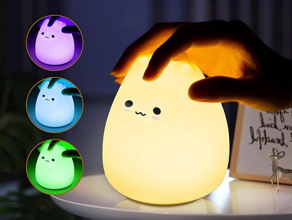 LED RGB mekani silikonski mače