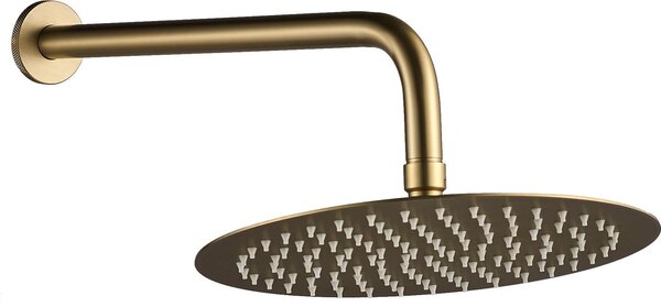 Komplet tuša u ravnini Rea Lungo Grip Gold Brush + BOX