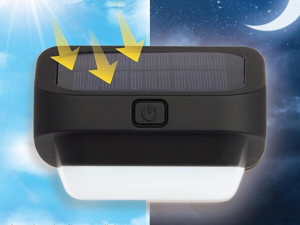 Solarni LED RGB dekorativni senzor zidne svjetiljke sumrak