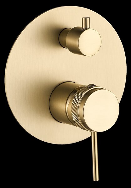 Komplet tuša u ravnini Rea Lungo Grip Gold Brush + BOX