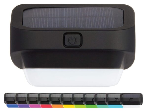 Solarni LED RGB dekorativni senzor zidne svjetiljke sumrak