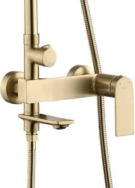 Tuš set REA STORM GOLD BRUSH