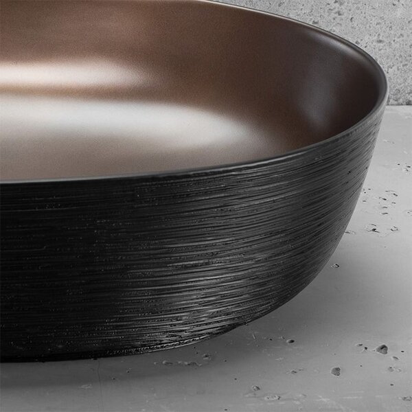 Umivaonik REA Cleo 61 Copper Bush / Black