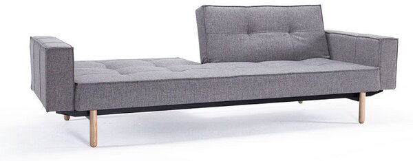 Kauč SPLITBACK SOFA BED s rukonaslonima i s svjetlo drvenim nogicama