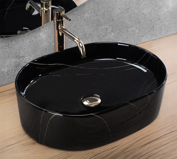 Umivaonik Rea Nadia 50 Black Stone