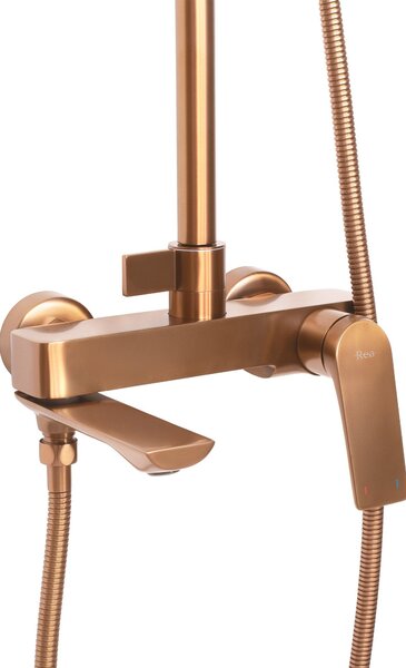 Tuš set REA AVALON Copper BRUSH