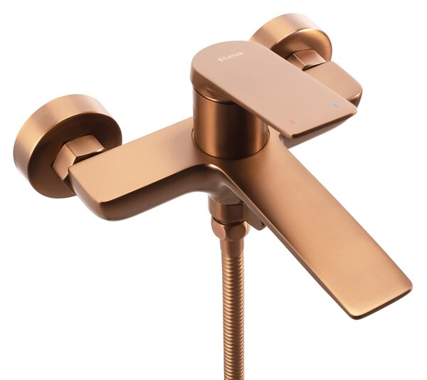 REA AVALON Copper Bursh miješalica za kadu