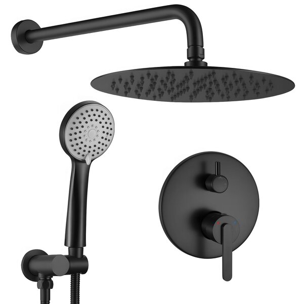 Tuš set Rea Ontario Black + BOX