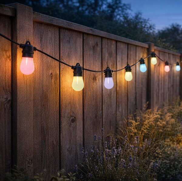 Pametna LED svjetlosna traka 15 metara 15 svjetala Opal RGBW IP44 - Chill