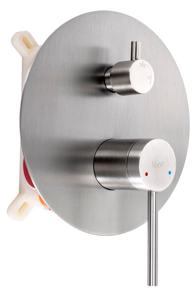 Komplet tuša u ravnini Rea Foss Clif Nickel Brush + BOX