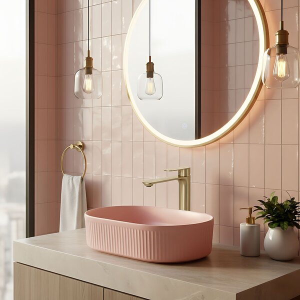 SLAVINA ZA UMIVAONIK Rea Drop Brush Gold High