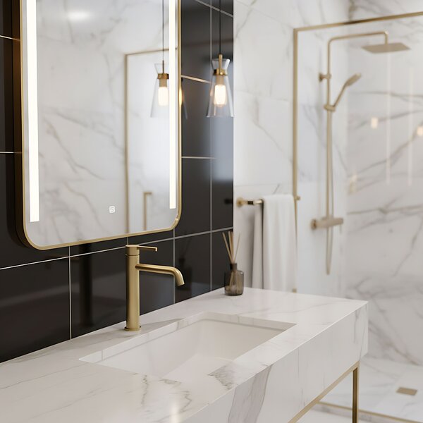 Rea Foster Brush Gold High slavina za umivaonik