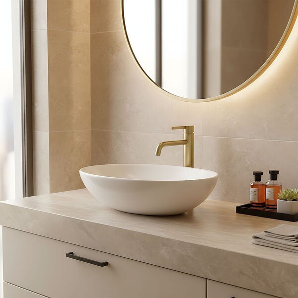 Rea Foster Brush Gold High slavina za umivaonik