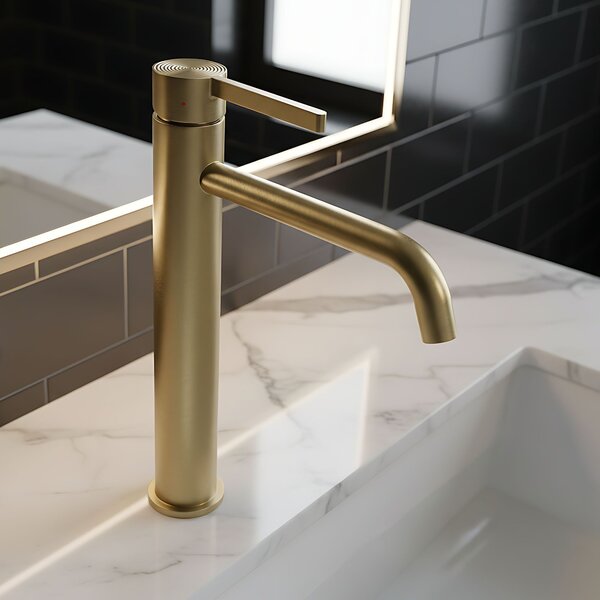 Rea Foster Brush Gold High slavina za umivaonik