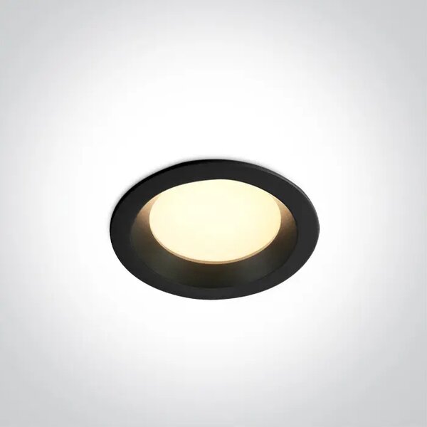 STROPNA UGRADBENA LED SVJETILJKA CRNA 10W CCT IP54 230V 900lm DM10110BX/B/V