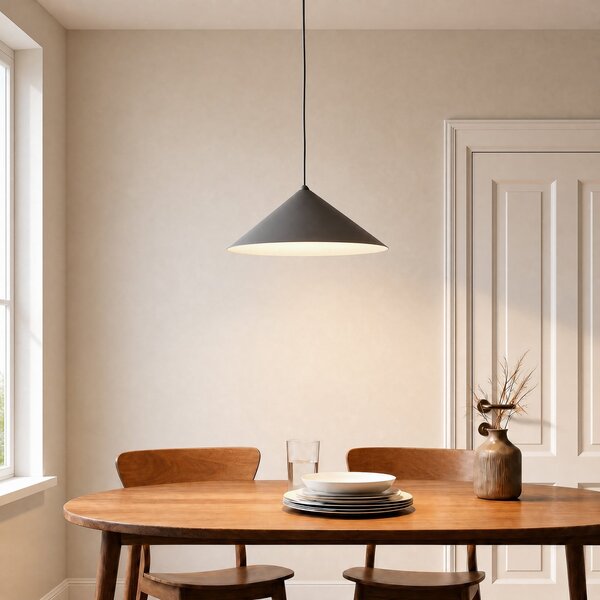 TK Lighting Lume L viseća svjetiljka, smeđa, metal, Ø 40 cm, GX53, prigušiva, Smeđa / hrđa, Dnevni boravak/blagovaonica, Metal
