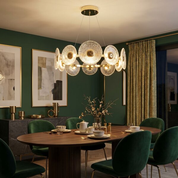 VISEĆA STROPNA LAMPA SWE071-CP 60cm GOLD