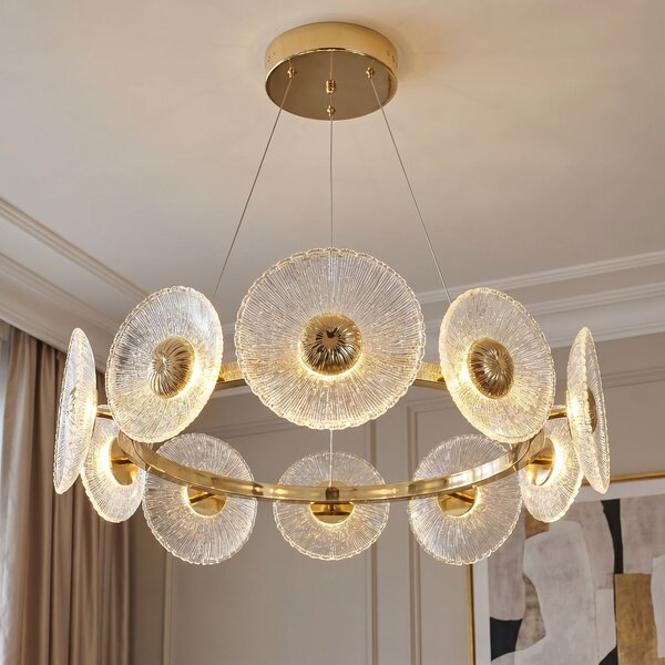 VISEĆA STROPNA LAMPA SWE071-CP 60cm GOLD