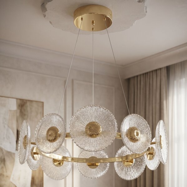 VISEĆA STROPNA LAMPA SWE071-CP 60cm GOLD