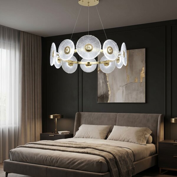 VISEĆA STROPNA LAMPA SWE071-CP 60cm GOLD
