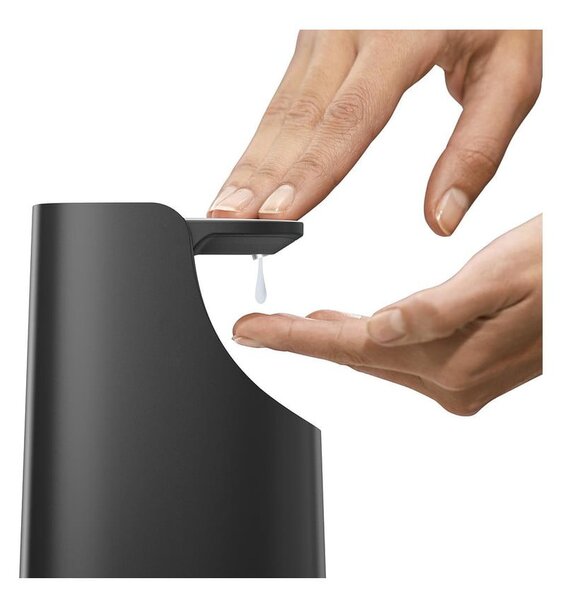 Crni plastičan dozator sapuna 350 ml Slim – Joseph Joseph