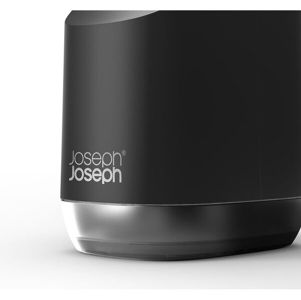 Crni plastičan dozator sapuna 350 ml Slim – Joseph Joseph
