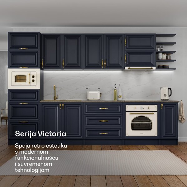 Klarstein Victoria električno kuhalo za vodu | 1,7 litara | 2200 W | Okretna baza 360° | Bezvremenski dizajn