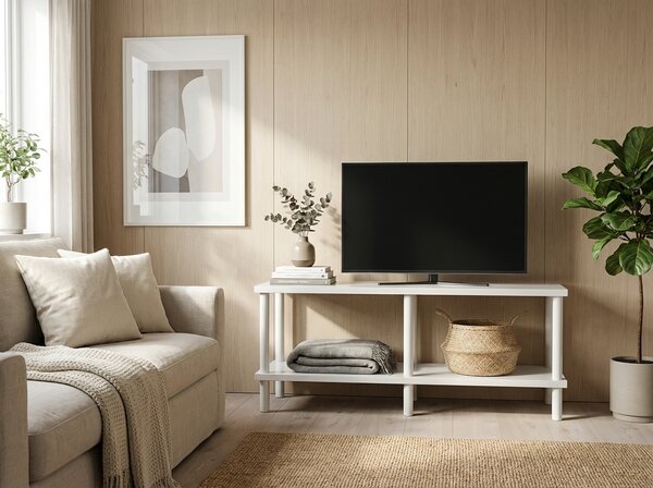 TV stalak SOLE 90 cm, bijela