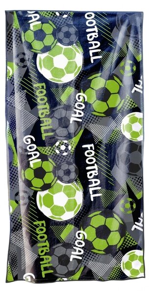 Brzosušeći XL plažni ručnik GOAL u boji 100 x 180 cm, 100% mikrovlakana