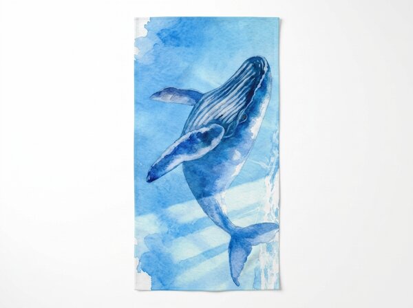 Brzho-sušiva plažna ručnik BALEANA plava 70 x 140 cm, 100% mikrovlakana
