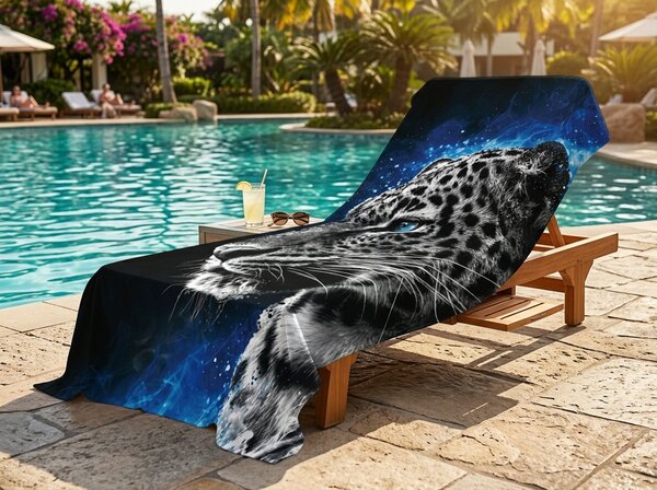 Brzosušeći XXL plažni ručnik LEORIX šareni 150 x 210 cm, 100% mikrovlakana