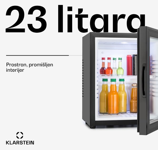 Klarstein Brooklyn 48cm 23L Hladnjak za Piće Crna