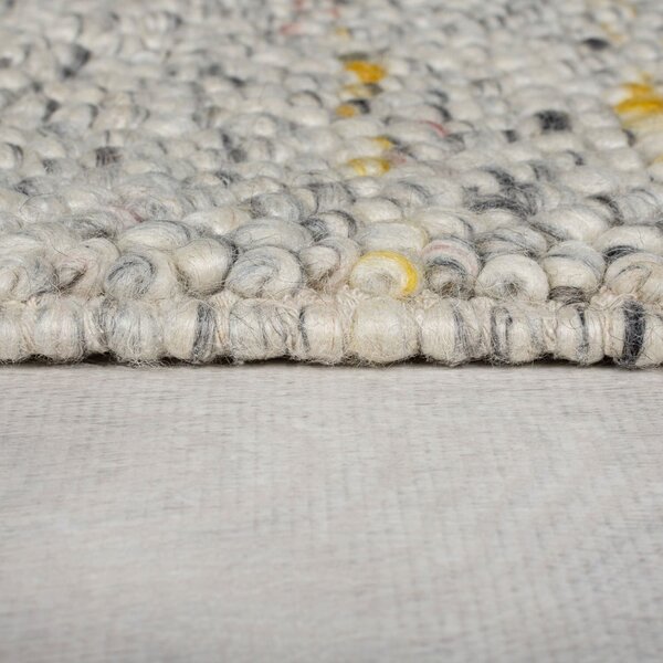Krem ručno rađen tepih od mješavine vune 120x170 cm Minerals – Flair Rugs