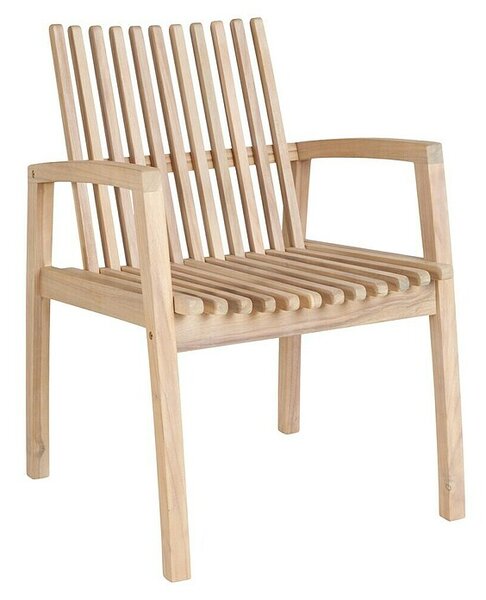 Set vrtnih stolica Bari (6 Kom., Natur, Š x D x V: 57 x 45 x 84 cm)