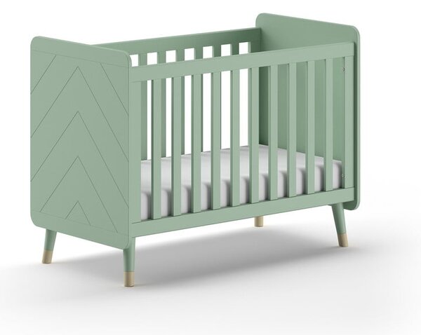 Petrolej zeleni dječji krevet od masivnog bora 60x120 cm BILLY – Vipack